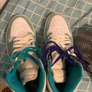 Air Jordan 1’s turquoise